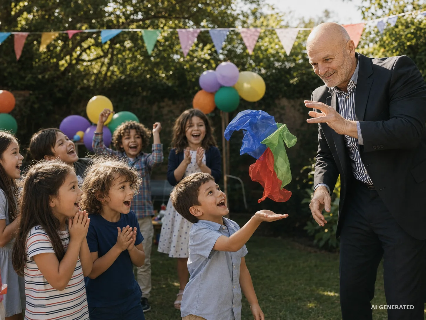 Kinderzauberer Rasputin beim Kindergeburtstag in Freiburg